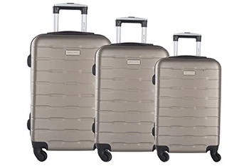 

Set valigie trolley 3 pezzi rigido PIERRE CARDIN bronzo 4 ruote cabina VS23