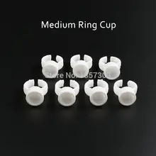 500 шт Перманентный макияж татуировки Колечки контейнер для чернил/чашки