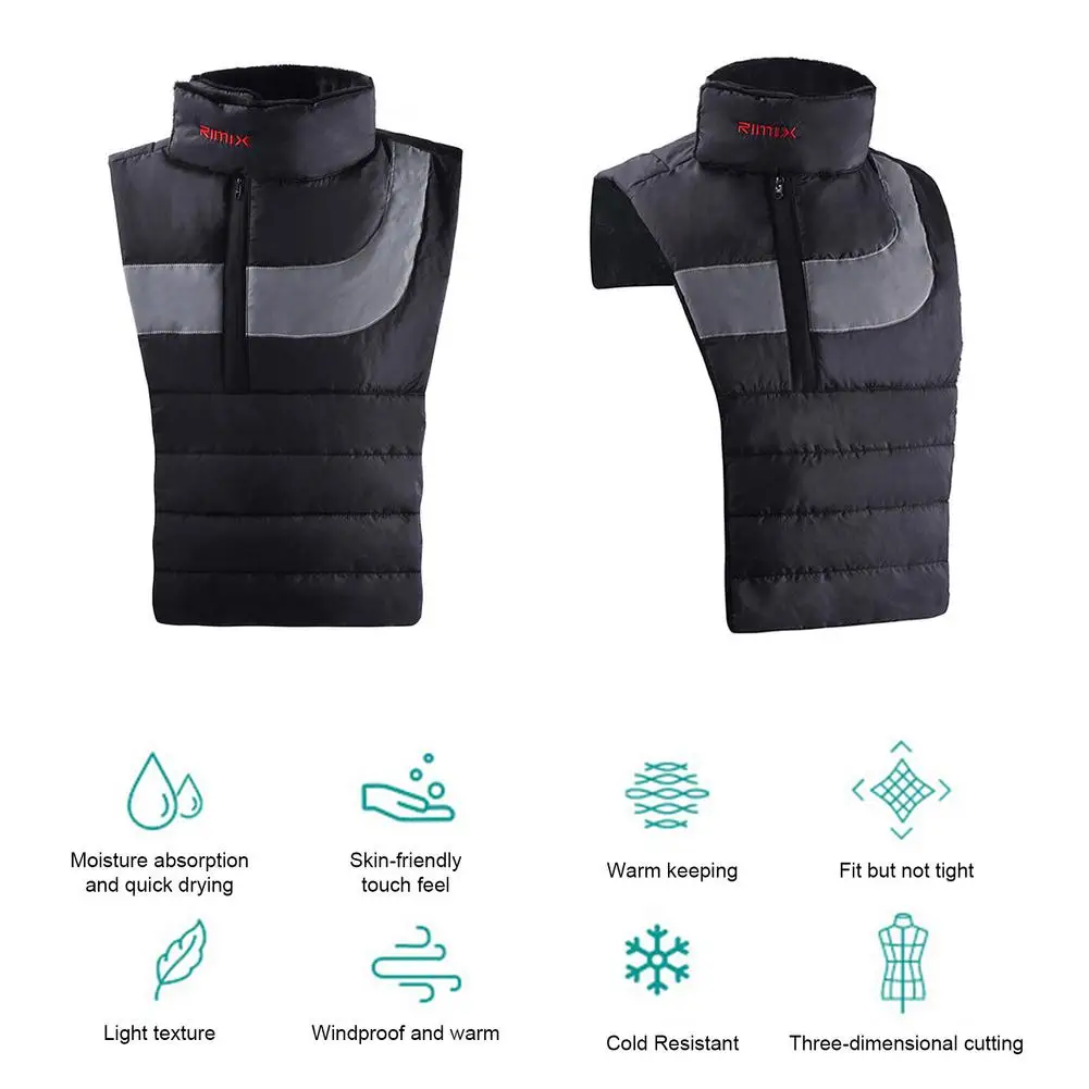 Motorcycle Reflective Bib Vest Outdoor Sports Warmth Windproof Collar Lengthened Neck Warmer Neck Guard Chest Guard