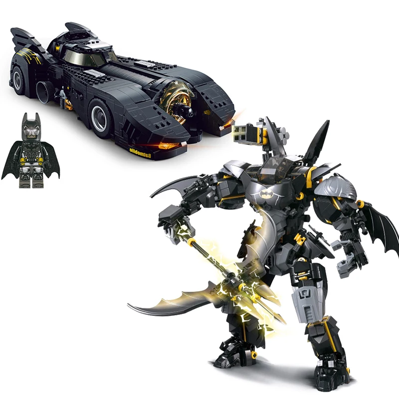 

2019 NEW The Ultimate Batmobile MOC-15506 Compatible with Legoinglys Technic Car Set Bulding Blocks DC Super Heroes Bricks Toys