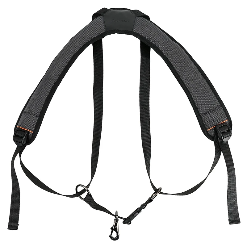 

Adjustable Saxophone Neck Strap Nylon Cotton Shoulder Strap with Deluxe Metal Trigger Snap for Alto Tenor Sax