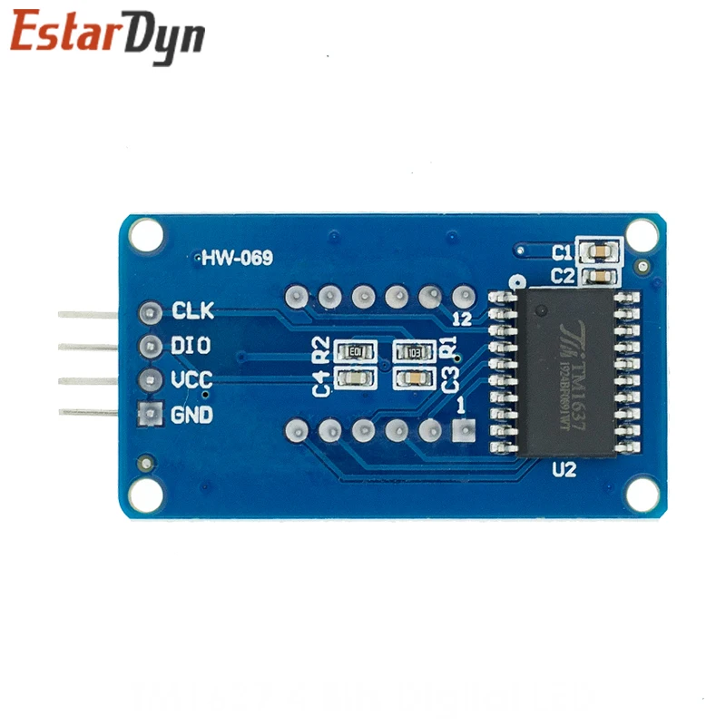TM1637 4 Bits Digital LED Display Module arduino 7 Segment 0.36Inch Clock RED Anode Tube Four Serial Driver Board Pack