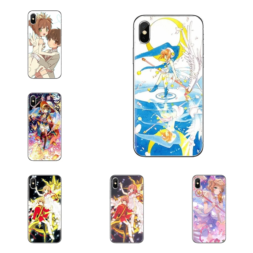 Япония мультфильм Cardcaptor Сакура телефонные чехлы для huawei P Smart Y6 P8 P9 P10 Plus Nova P20 Lite Pro