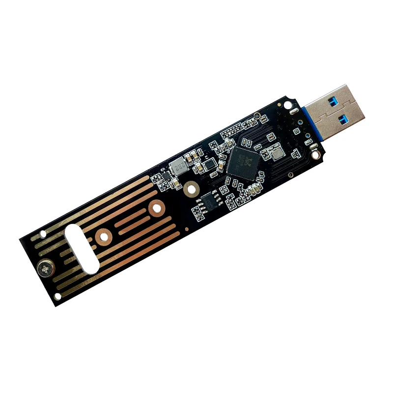 Dual Protocol M2 SSD Board M.2 to USB Adapter M.2 NVME PCIe NGFF SATA M2 Card for 2230 2242 2260 2280 NVME/SATA M.2 SSD RTL9210B 2.5 hdd external case