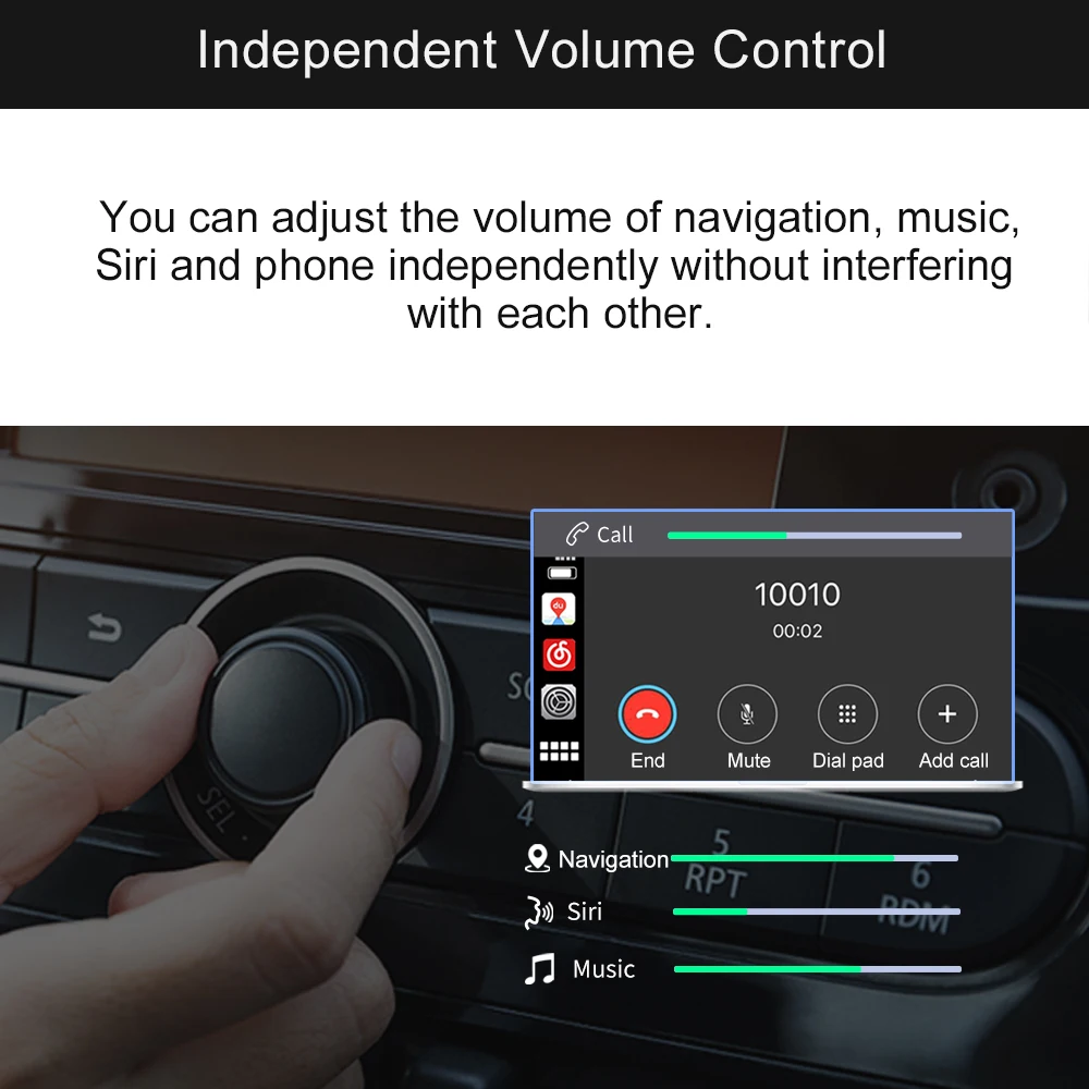 Carlinkit 2.0 Wireless CarPlay Adapter for Honda Civic CR-V Accord Avancier Elysion Fit Ridgeline Accord Odyssey City Crosstour