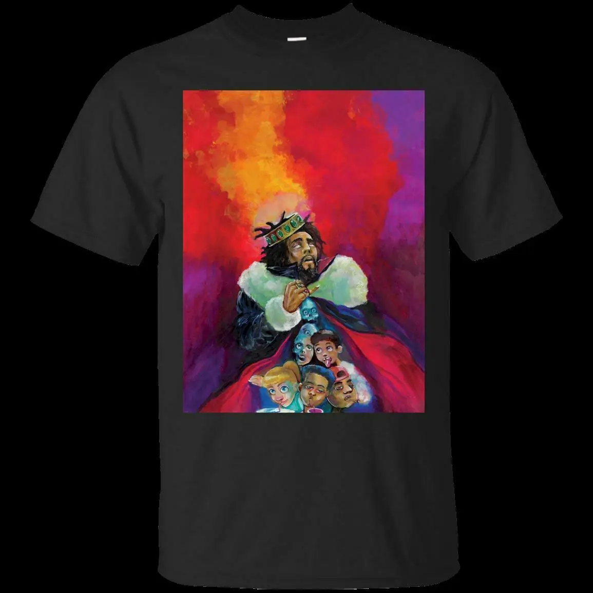 J. Cole Kod Dreamville черная темно синяя футболка Young Thug Tour 2019 Мужская свободного кроя
