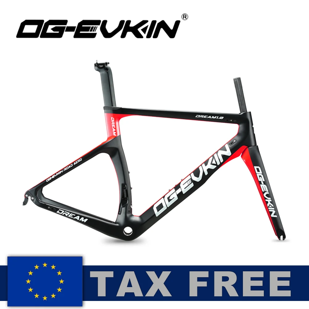 OG-EVKIN CF024 дороги углерода рама Di2 и механические углерода раме велосипеда дороги велосипеда гоночный велосипед рама вилка+ подседельный+ гарнитура