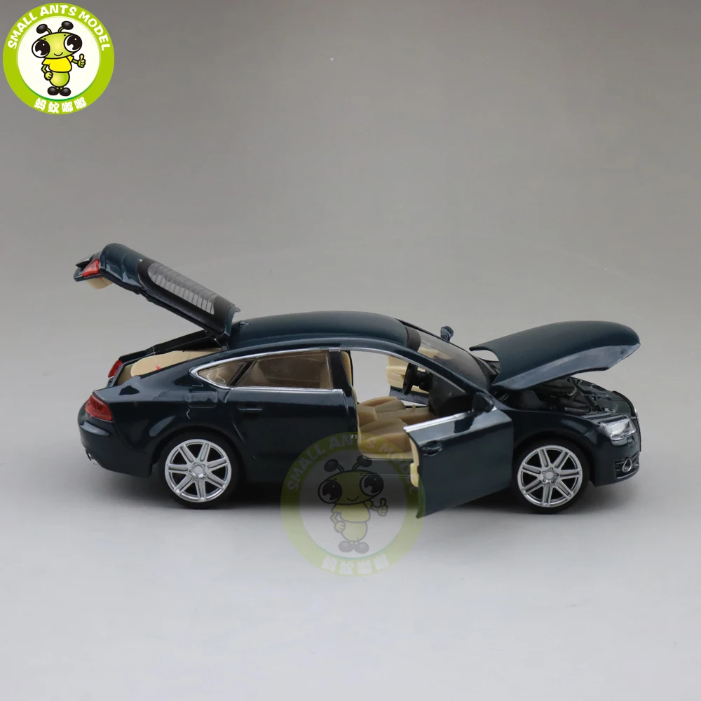 1/32 Audi A7 литая под давлением Модель автомобиля игрушки для детей Детское звуковое освещение Вытяните назад Подарки