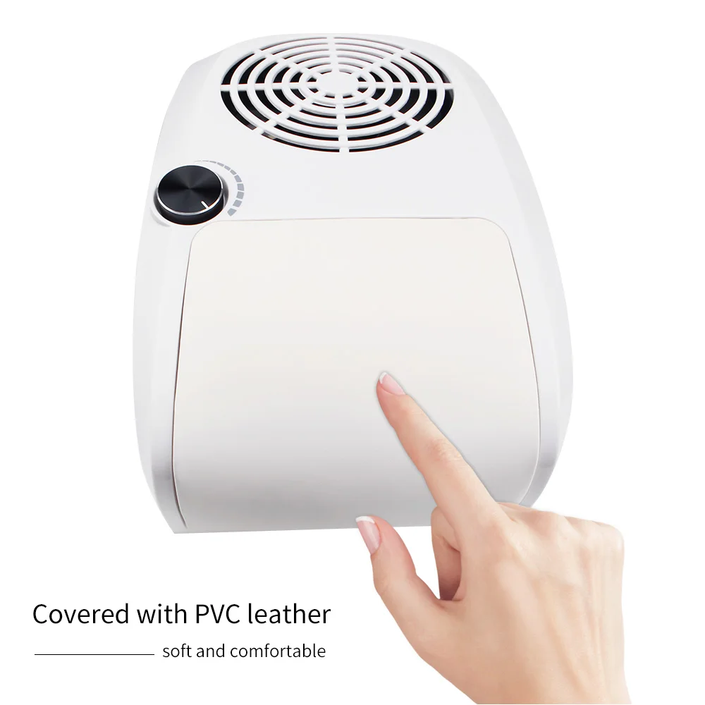 60W Powerful Nail Dust Suction Collector Vacuum Cleaner with 2 Dust Collecting Bag Nail Art Equipme
