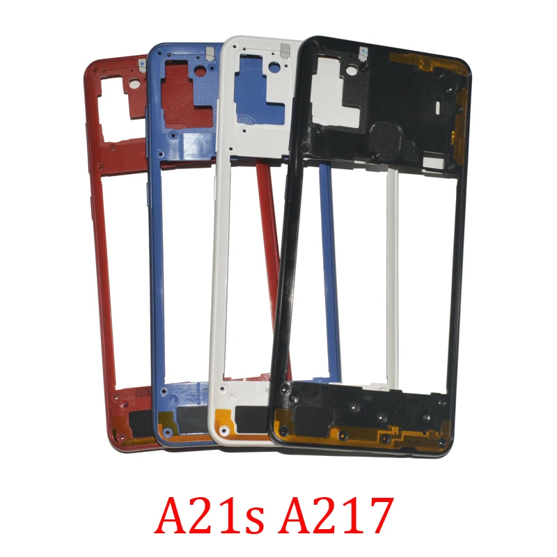 

New Middle Frame For Samsung Galaxy A21s A217F A217M A217N A217 Original Phone Housing Chassis Central Frame Part With Buttons