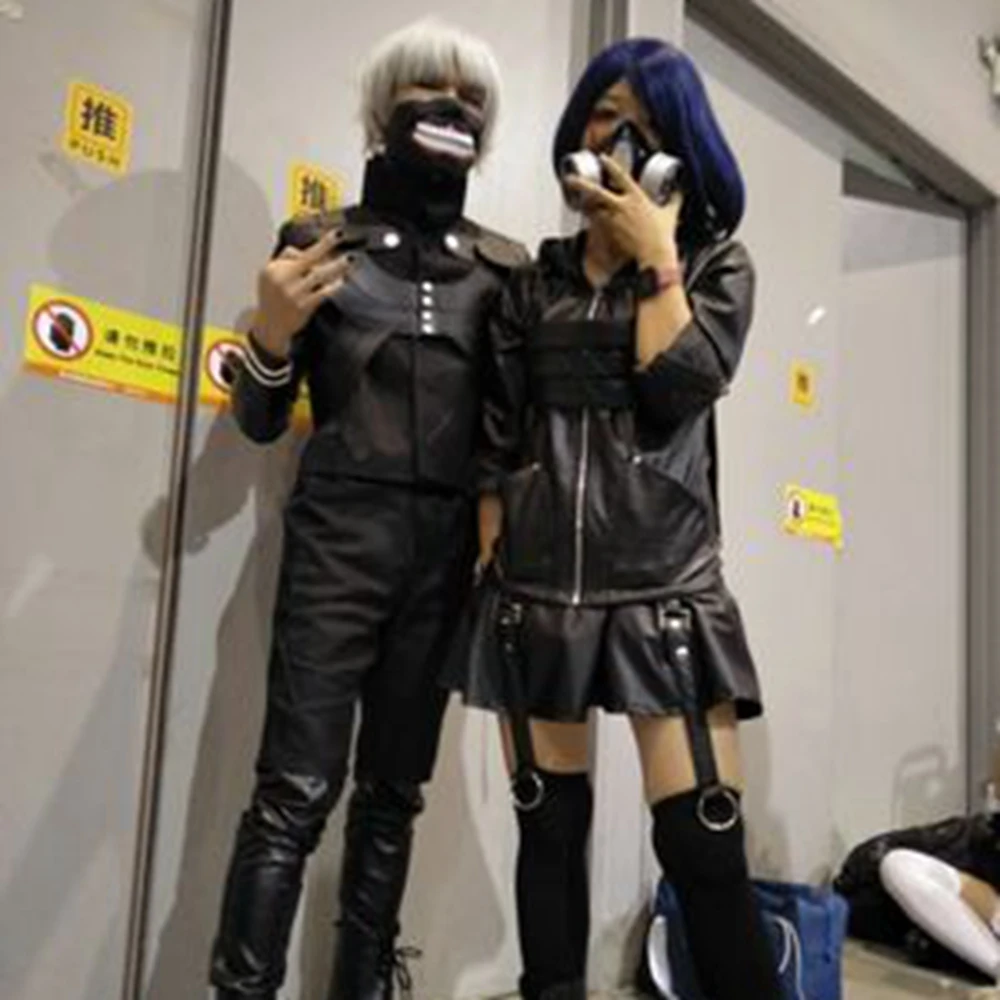 Одежда с надписью «Tokyo Ghoul Косплэй костюм косплей Ken kaneki костюм комбинезон наряд куртка комплект, способный преодолевать Броды для взрослых мужчин