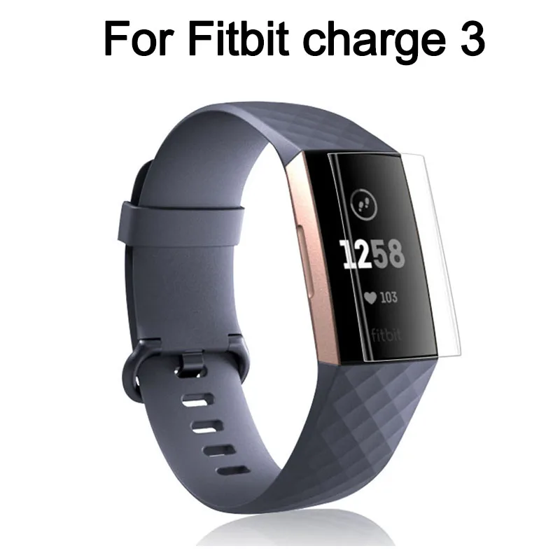 1/3/5 шт. HD для Fitbit заряд 3 2 всплеск ионной вспыш и чудо-versa inspire HR взрывобезопасная защитная TPU HD полное покрытие Экран защитная пленка
