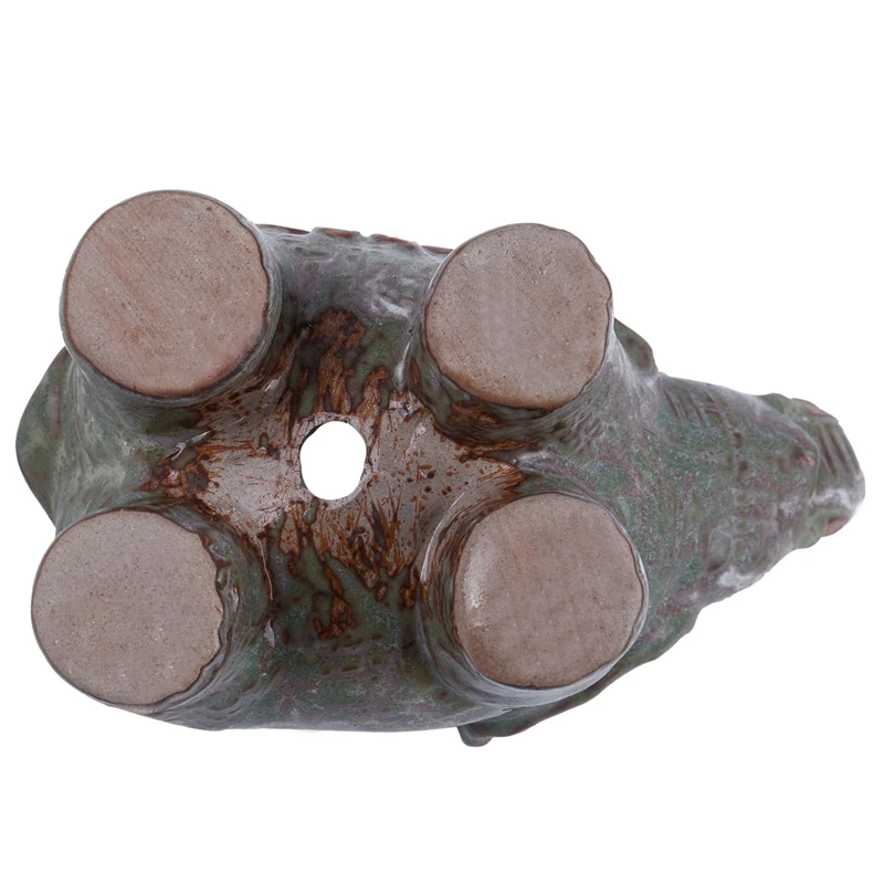Ceramic Mini Elephant Cacti Succulent Plant Pot Flower Planter Garden Home Decor