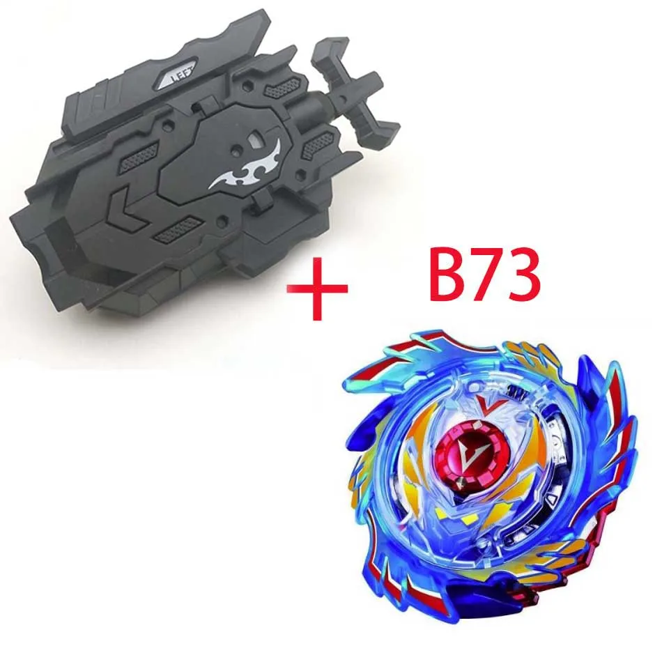 Волчок Beyblade Burst B-74 B-66 с пусковым устройством Bayblade Bey Blade металл пластик Fusion 4d Подарочные игрушки для детей - Цвет: B73