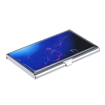 

Popular Men Women Stainless Steel Aluminium fashionable design Polished surface Business ID Name Credit Card Holder Case