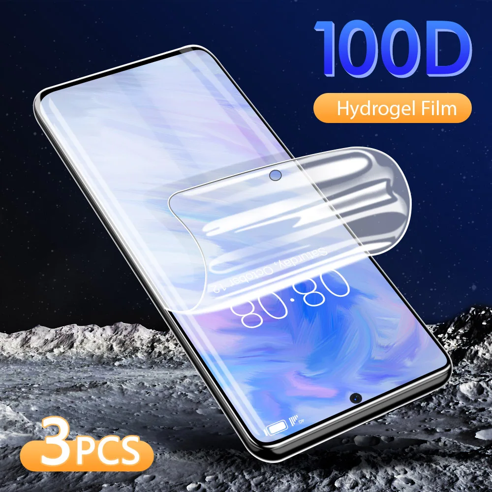 100D Гидрогелевая пленка для Samsung Galaxy S10 S9 S8 Plus Защитная экрана A70 A50 A30 A20 A10 Note 10 Pro не