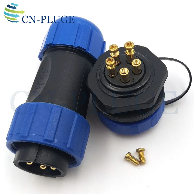 SP2110/P SP2112/S IP68 5 pin водонепроницаемый сварочный свободный задний гаечный