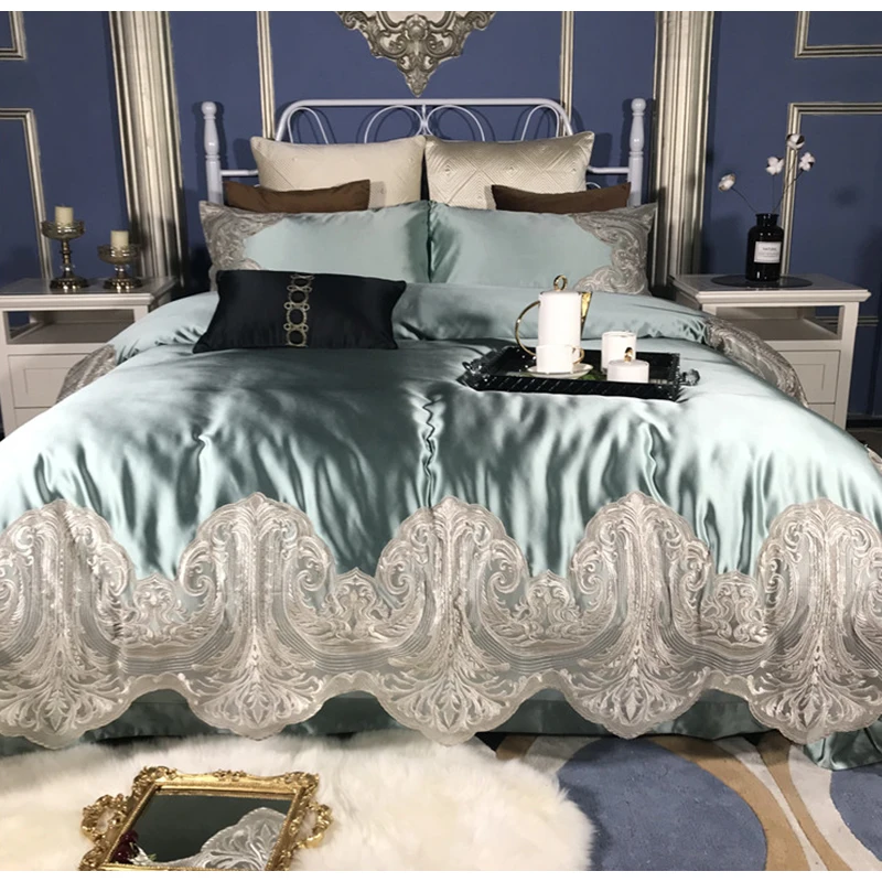 Luxury Egyptian Cotton Lace Bedding 1