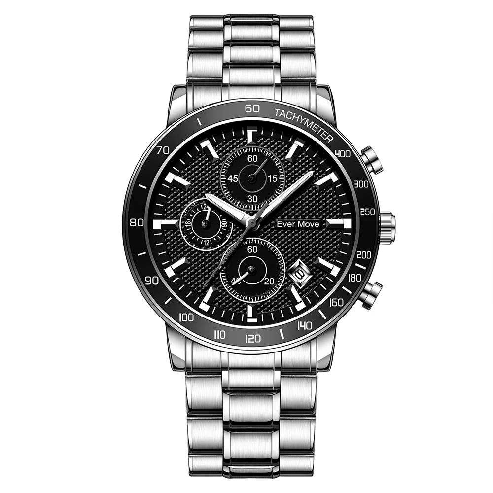 Ever Move Sells A Wave Dial With Cost-Effective Design, Fashionable Business Multifunctional Timing Sports Watch