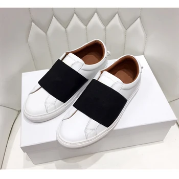 

New Seasons Women's Shoes White Casual Breathable Fashion Women Flat Genuine Leather High Quality ladies Spring Autumn Sneakers