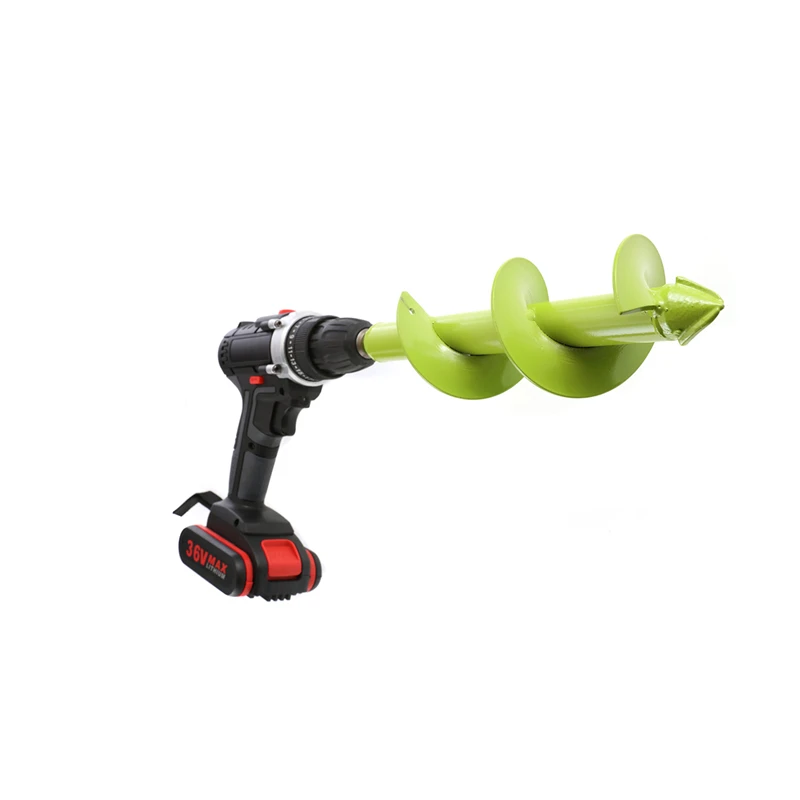 Foreuse-tarière,Foret à spirale pour plantation de jardin, foret à tige ...