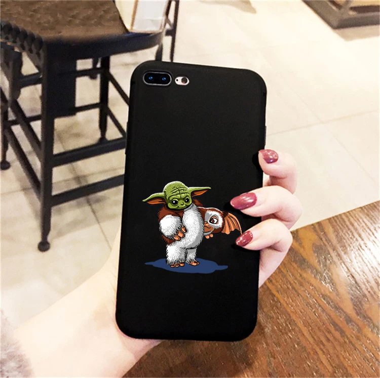 Baby yoda meme милый мягкий силиконовый цветной чехол для телефона, чехол для apple iPhone 6 6s 7 8 Plus X XR XS 11 Pro Max - Цвет: HSR-24361