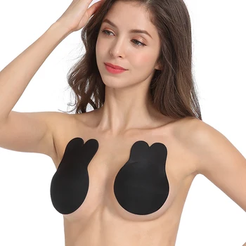 

Reusable Women Breast Petals Lift Nipple Cover Invisible Petal Adhesive Strapless Backless Stick on Bra Silicone Breast Stickers