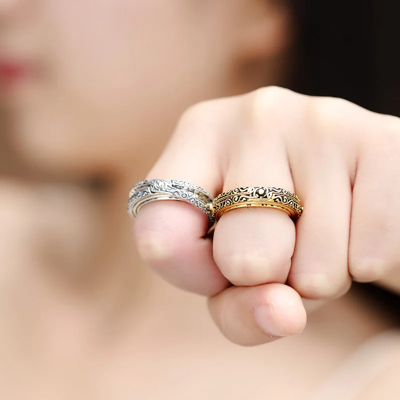 Новинка, модное кольцо с астрономическим шариком, пара золотых и серебряных, ретро сферическое кольцо на палец, ювелирное изделие для влюбленных, подарок, креативный
