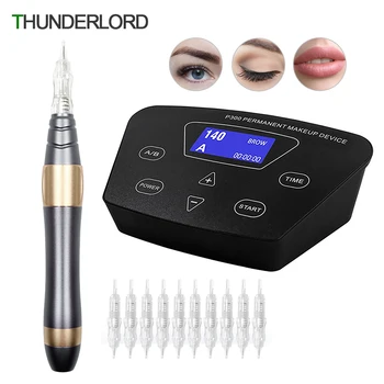 

Digital Permanent Makeup Machine Kit Professional Rotary Eyebrow Tattoo machine Pen For Eyebrows Lip Microblading