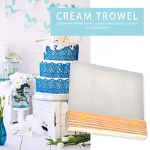 Скребок для теста из нержавеющей стали с деревянной ручкой Торт Пицца Инструменты для выпечки