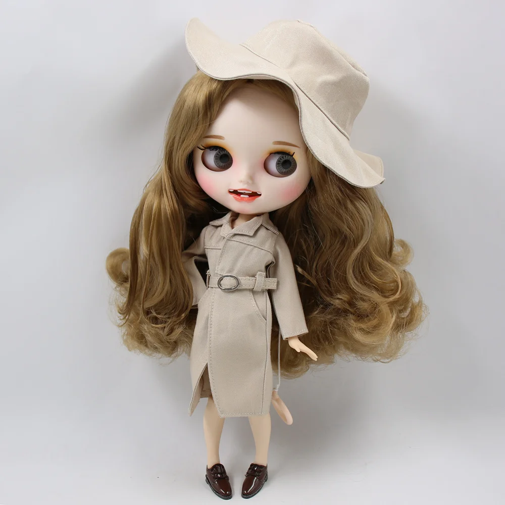 Наряды для Blyth Кукольное пальто с шапкой 3 цвета вариант костюм для 1/6 BJD, ICY, Pullip, Jerryberry