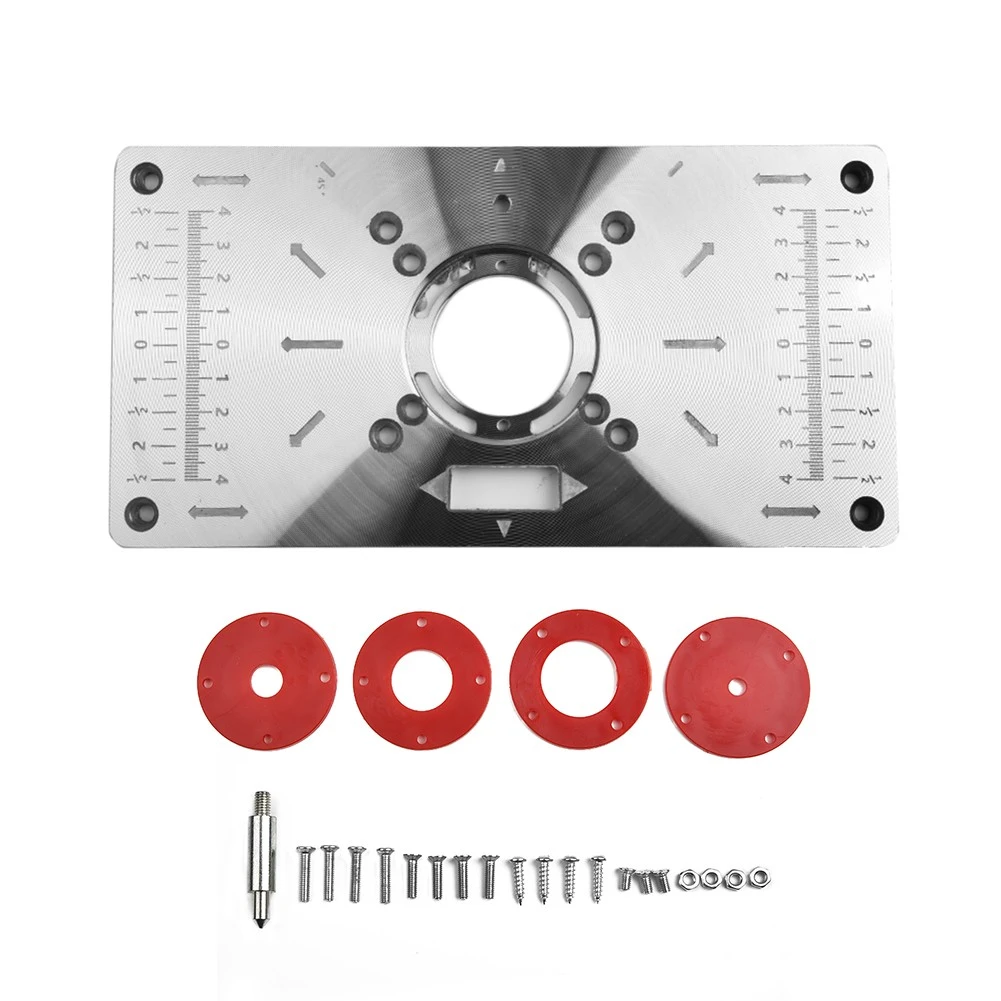 wood pellet machine Router Table Insert Plate For Makita RT0700C Trimmer Woodworking Bench Aluminum Router Table Insert Plate wood pellet maker