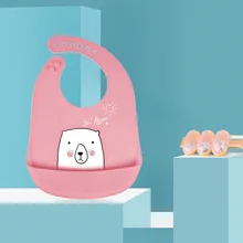 Водонепроницаемые силиконовые нагрудники для малышей, регулируемый передник для кормления