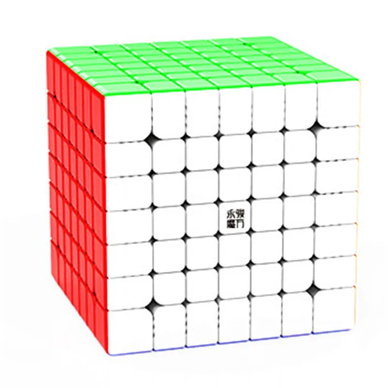 YongJun YJ YuFu YuFuM Магнитный 7x7x7 развивающий Интеллектуальный магический куб ультра-Гладкий 7x7 скоростной Головоломка Куб детские игрушки подарок - Цвет: YuFuM Multi-Color