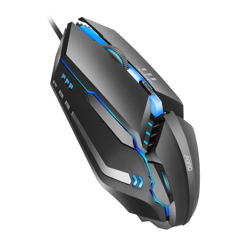 Professional Gaming Mouse Wired Mouse 1600DPI Ergonomics Optical Mouse Three Dpi Adjustable Computer Laptop Mouse for Lol DOTA 5