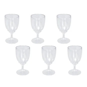 

10pcs 200ml Acrylic Red Wine Goblets Wine Cups Champagne Drink Cups