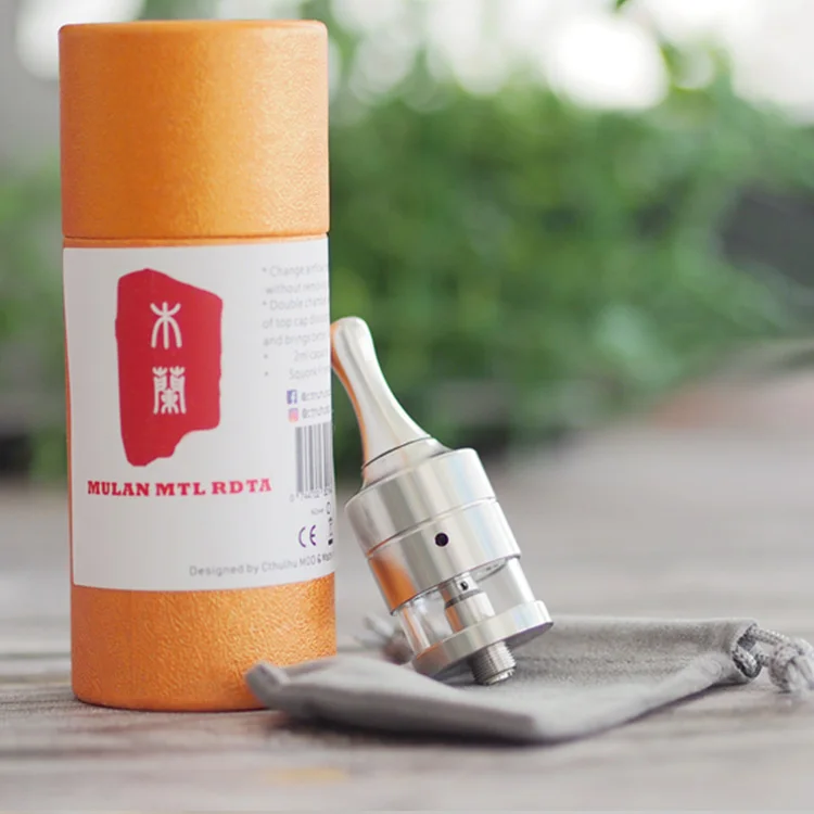 Cthulhu Mulan MTL RDTA 22 мм система с двойной камерой 3 airlfow вставки посеребренные