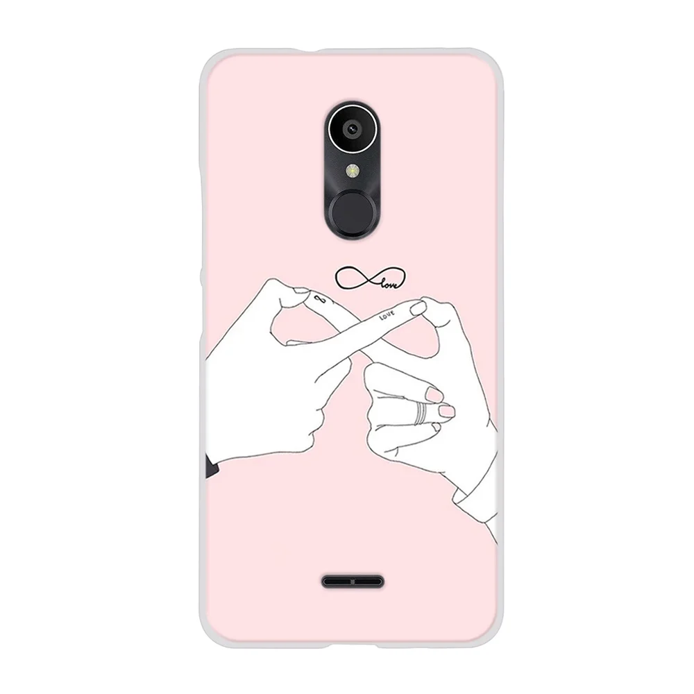 Ультратонкий Мягкий силиконовый чехол из ТПУ для Alcatel 3C, чехол для телефона с милым рисунком для Alcatel 3C
