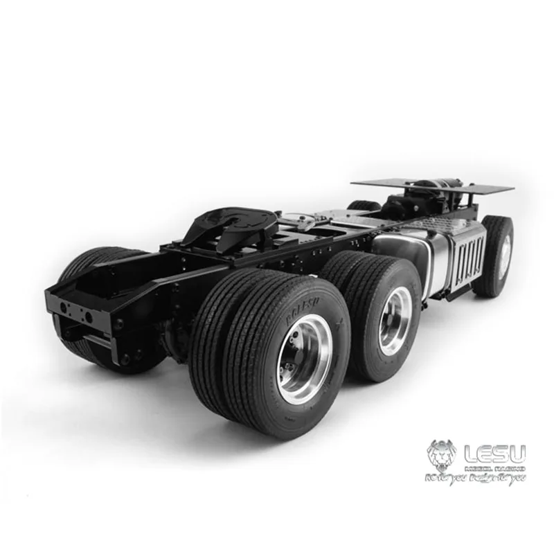 1/14 RC LESU Benz 6X4 Металлическое шасси для трактора TAMIYA 3363 1851 56348