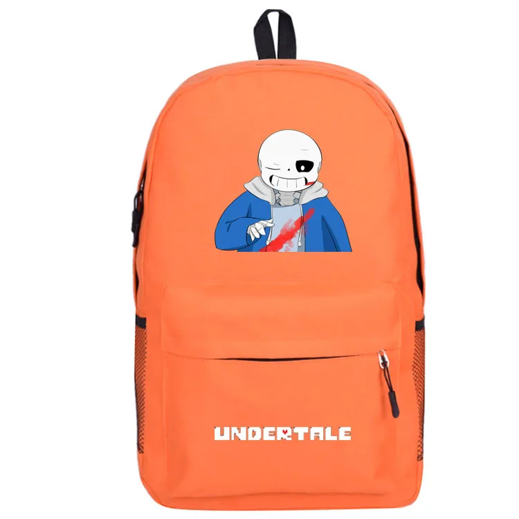 Аниме Undertale рюкзак для девочек мальчиков Книга сумка Sans для женщин mochila мужская дорожная сумка Undertale детей подростков школьные рюкзаки