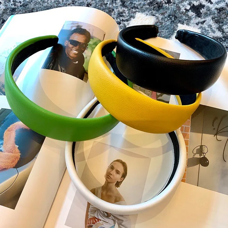 

Japanese-style Pu Hair Bands Online Celebrity Pear Celebrity Style INS Fashion Headband South Korea Original Headband Hair Acces