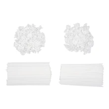 200 штук белый шар палочки держатели с чашками для свадьбы, вечерние, праздники, юбилей Декор