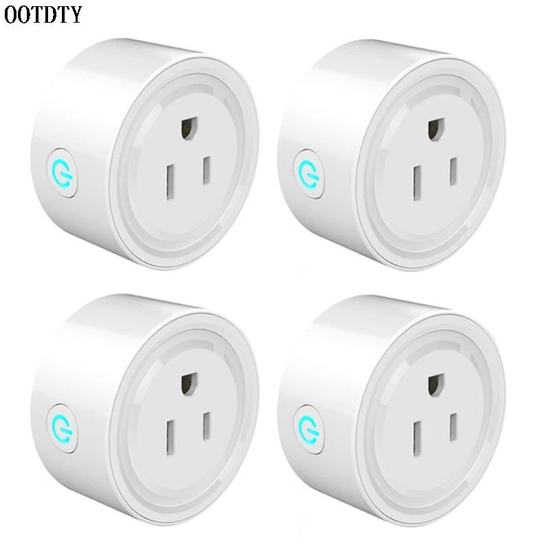 

Wifi Smart Plug Mini Outlet Work with Alexa Google Home 2.4G Wifi Only No Hub Required