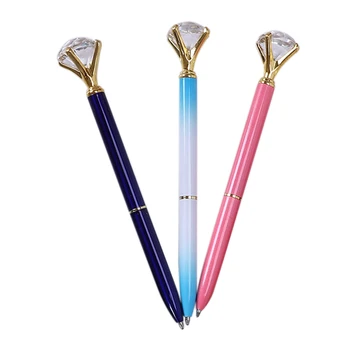 

Metal Large Diamond Pen Glass Fashion Rhinestone Pen Creative Gift Advertising Pen Ball Pen