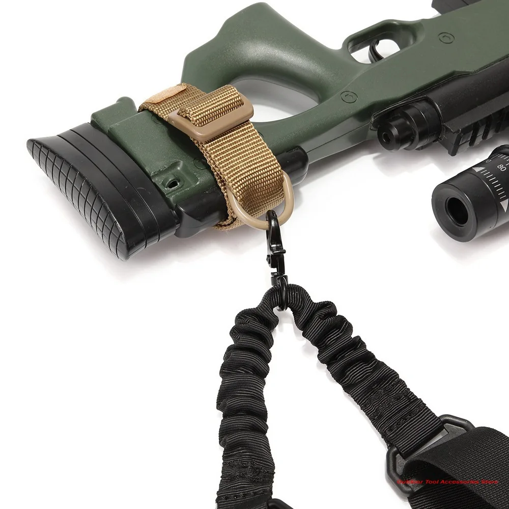 Adaptateur de fronde avec anneau en D pour fusil, crosse de fusil