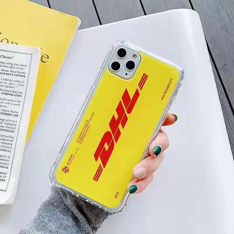 Роскошный DHL Express 50th anniversary Edition чехол для iphone 11 Pro X XS MAX для iphone 7 8 plus Мягкий силиконовый чехол - Цвет: 6