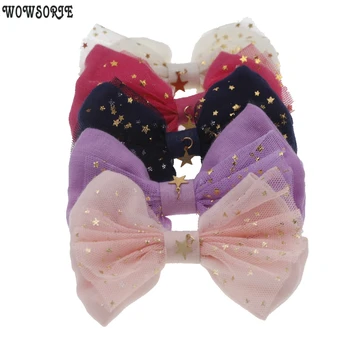 

10cm Korean baby boutique Diy fabric bow Accessory without headband No clips Christmas Wedding girls Hair Accessories 5pcs/lot