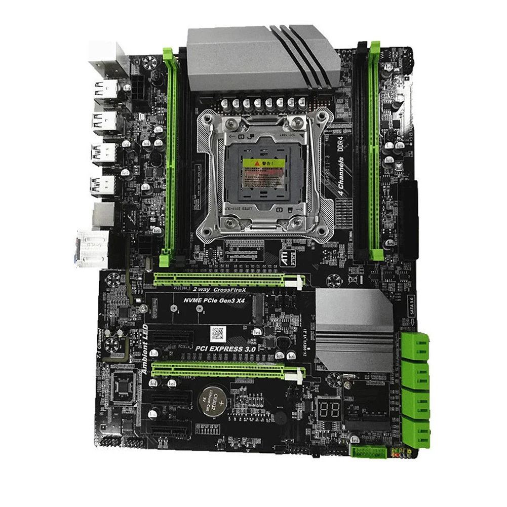

Intel X99 Socket LGA 2011-3 V3 Motherboard ATX 64G 4 DDR4 M.2 WIFI LAN SATA 3.0 USB 3.0 For Xeon LGA2011 Computer Desktop