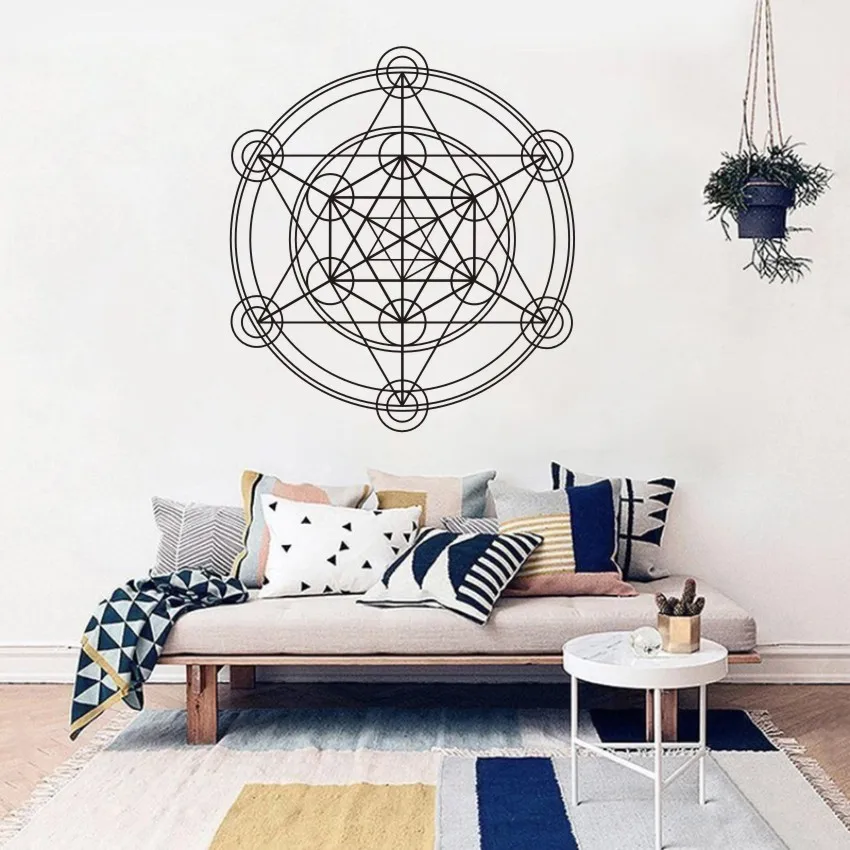 SACRED-GEOMETRY-Wall-Decal-Metatron-s-Cube-Alchemy-Geometric-Wall-Vinyl-Sticker-Mural-Poster-For-wall
