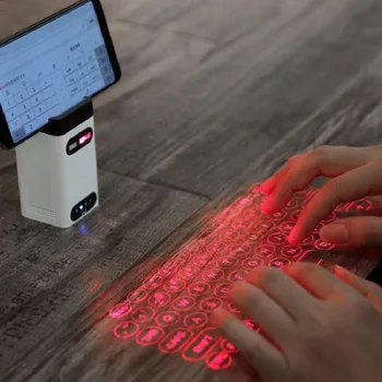 

Bluetooth Laser Keyboard High Tech Wireless Virtual Projection Portable Ketboard Samrt Phone with Touch Screen Mouse Function